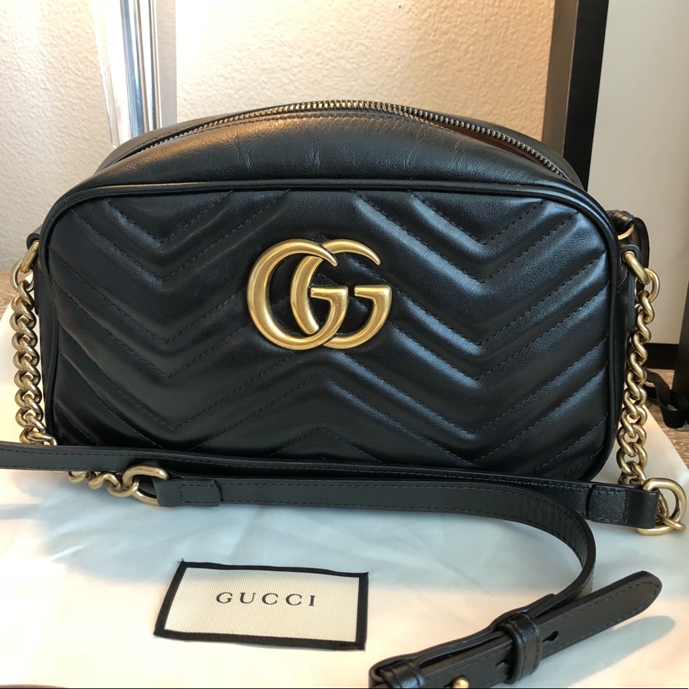 💢SOLD💢GUCCI Marmont Matlassè small shoulder bag
